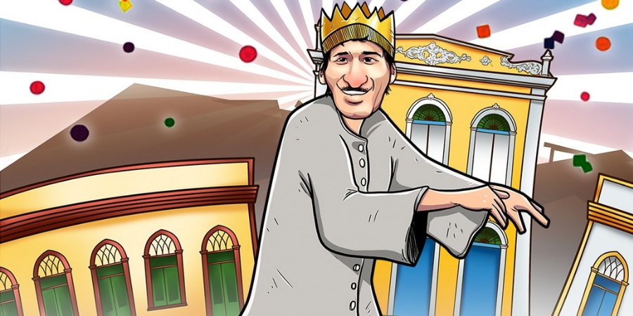 Arte digital a partir de desenho original de Marciano Ponciano